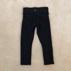 Lululemon Wunder under crop reversible leggings